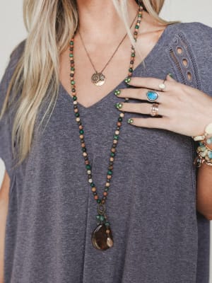 Gizelle Necklace - Autumn OS / Autumn