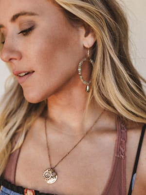 Marta Earring - Natural OS / Natural