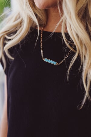 Desert Line Necklace: undefined