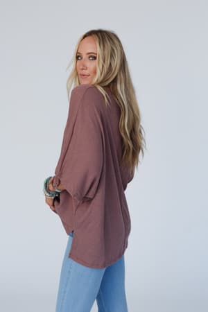 little-lark-puff-sleeve-tee-mulberry/Mulberry