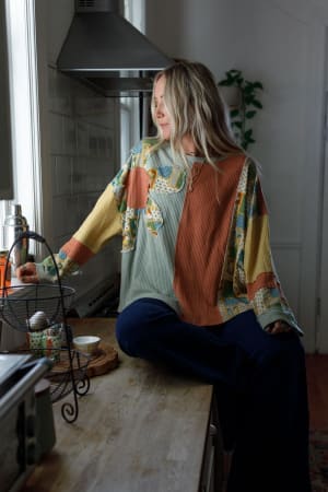 Happily Ever Flower Patch Top: undefined