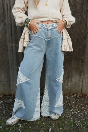 crosby-crochet-patch-jeans-denim/Blue