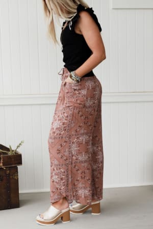 the-nest-stasia-printed-drawstring-tulip-pants-rose-tribal/Rose Tribal
