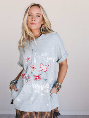 Butterflies Forever Graphic Tee: undefined