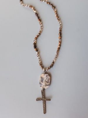 Stephanie Necklace - Jasper OS / Jasper