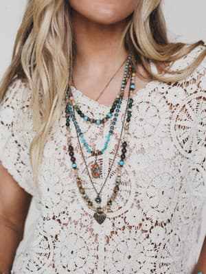Esmeralda Layered Necklace - Mesa OS / Mesa