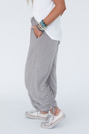 solie-cinched-pants-brown/Taupe