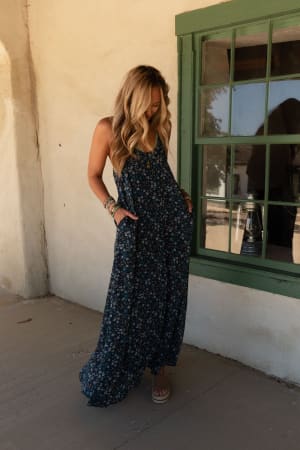 Navy Floral
