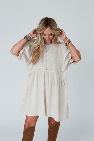quinn-puff-sleeve-dress-natural/Natural