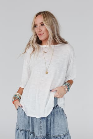 The Nest Your Favorite Slub Tee Shirt: undefined