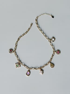 Jewel Charm Necklace - Multi OS / Multi