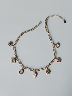 Jewel Charm Necklace - Multi OS / Multi