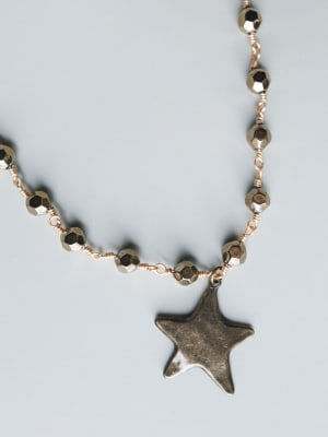 star-dust-necklace-bronze/Bronze