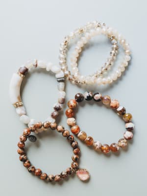 Night Sun Beaded Bracelets - Cinnamon OS / Cinnamon