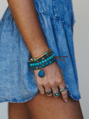 Beatrice Bracelet Stack - Turquoise OS / Turquoise