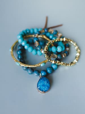 Beatrice Bracelet Stack - Turquoise OS / Turquoise