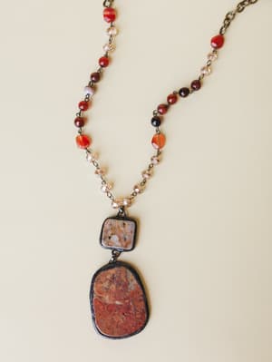 Darby Necklace Gemstone Necklace - Multi OS / Multi
