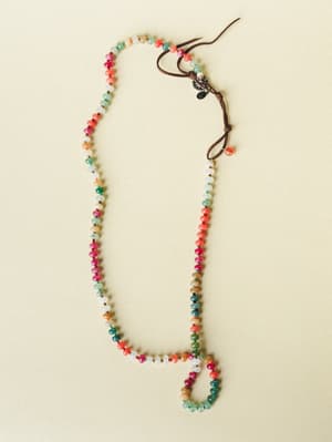 Begonia Multi Beaded Necklace: undefined