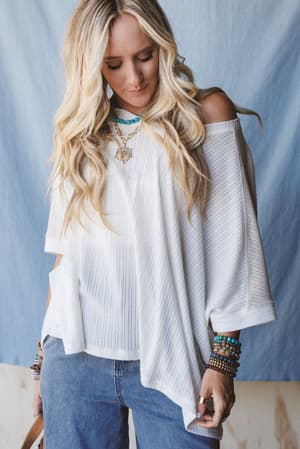 The Nest Wild At Heart Contrast Top: undefined