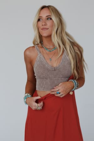 the-only-one-ribbed-bralette-mocha/Mocha