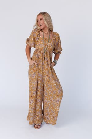 Mustard Paisley