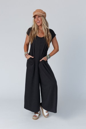 The Nest Daphne Scoop Neck Jumpsuit: undefined