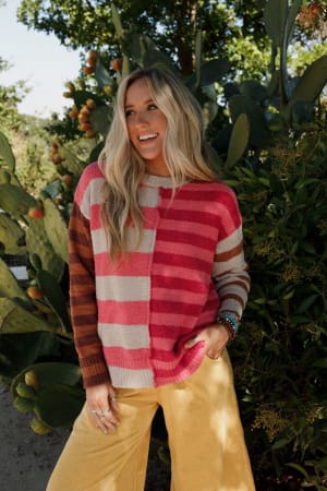 Dulcie Striped Sweater: undefined
