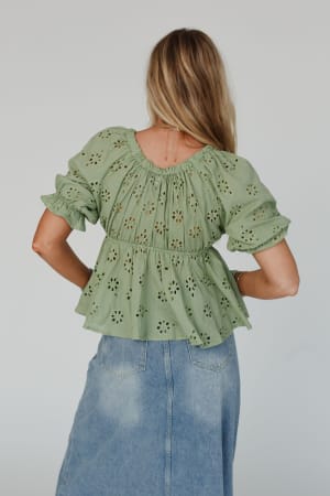 let-love-embroidered-top-sage/Sage