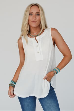 The Nest Moon Phase Henley Top: undefined
