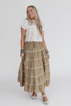 mossy-grove-maxi-skirt-olive/Green