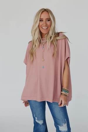 moon-glow-texture-knit-top-rose-faded/Rose Faded