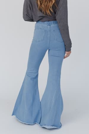 the-signature-flare-light-denim/Light Denim