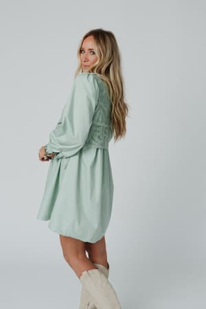 sweet-edge-crochet-vest-tunic-dress-sage/Sage
