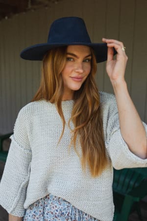 arizona-braided-wide-brim-hat-navy/Navy