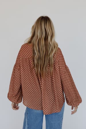 kendrix-printed-top-ginger/Ginger