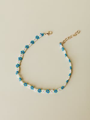 Floral Step Anklet: undefined