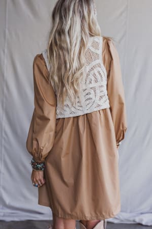 sweet-edge-crochet-vest-tunic-dress-camel/Camel
