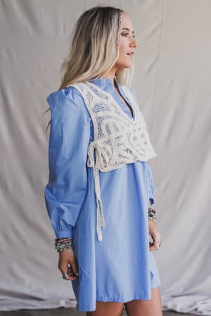sweet-edge-crochet-vest-tunic-dress-light-blue/Blue