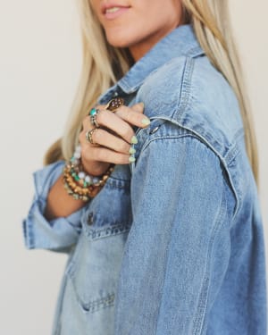 Denim Moment Dress - Denim Blue XL / Denim Blue