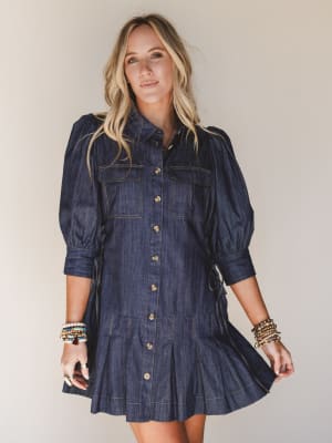 American Classic Dress - Indigo L / Indigo