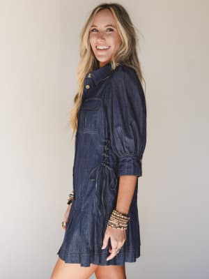 American Classic Dress - Indigo L / Indigo