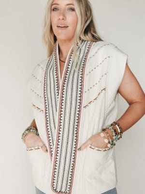 Juniper Vest - Beige S / Beige