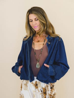 Feeling French Denim Jacket: undefined