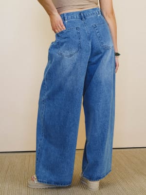 Jenny Cool Trouser Jeans - Denim Blue L / Denim Blue