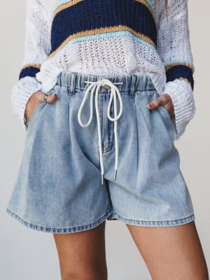 Full Love Shorts - Light Denim L / Light Denim