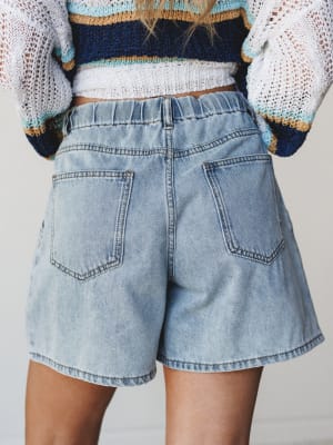 Full Love Shorts - Light Denim L / Light Denim