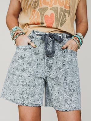Paisley Parade Shorts: undefined