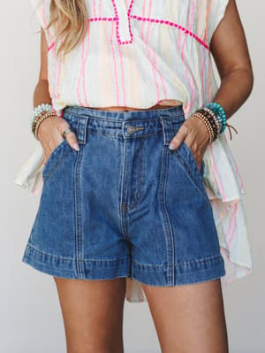 Stardust Hem Shorts: undefined