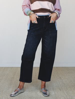 Sorrel Barrel Jeans - Navy