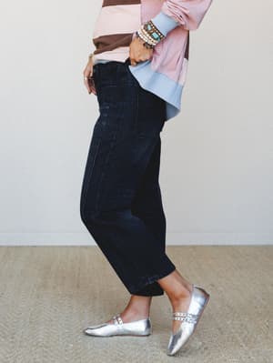 Sorrel Barrel Jeans - Navy